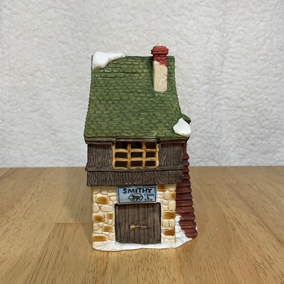 Department 56  Dicken’s Village Series “ Bean &  Son Smithy Shop” - Picture 4 of 12